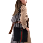 グッチ GUCCI ショルダーバッグ ウェブバンド スモール WEB SMALL ブラック  メンズ 387111 KWT7N 1060