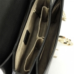 グッチ バッグ レザー ブラック 510302 GUCCI チェーンショルダーバッグ インターロッキングG 510302 CA00G 1000 
