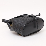 グッチ GUCCI GGマーモント キルティング レザー バックパック リュックサック ブラック [レディース] 528129 DRW4T 1000 