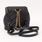 グッチ GUCCI GGマーモント キルティング レザー バックパック リュックサック ブラック [レディース] 528129 DRW4T 1000 