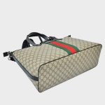 グッチ GUCCI GGスプリーム ダッフルバッグ ベージュ×エボニー [メンズ] 359261 KHNGN 9692 
