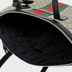 グッチ GUCCI GGスプリーム ダッフルバッグ ベージュ×エボニー [メンズ] 359261 KHNGN 9692 