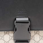 グッチ GUCCI GG柄 GGスプリーム キャンバス スモール メッセンジャー ショルダーバッグ ベージュ×ブラック [メンズ] 473877 K5RLX 9769