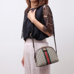 グッチ GUCCI GGスプリームキャンバス オフィディア ショルダーバッグ ベージュ×エボニー 499621 K05NG 8745 