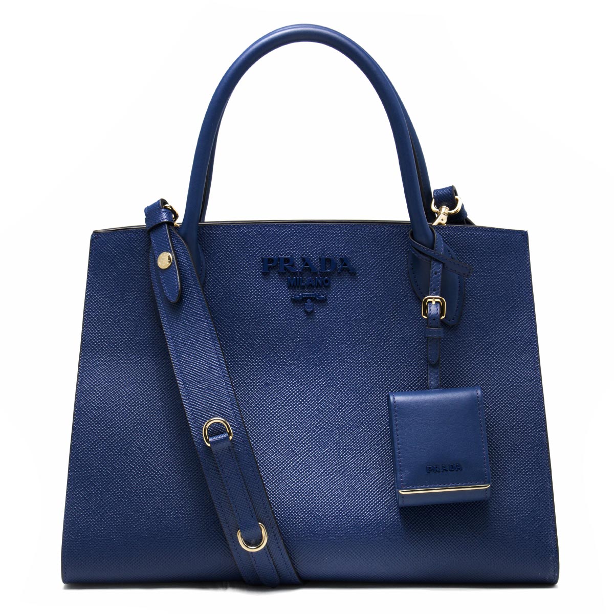 プラダ PRADA ハンドバッグ/ショルダーバッグ サフィアーノ キュイール SAFFIANO CUIR C モノクーロム ブリエッタブルー  レディース 1BA155 2ERX F0016​