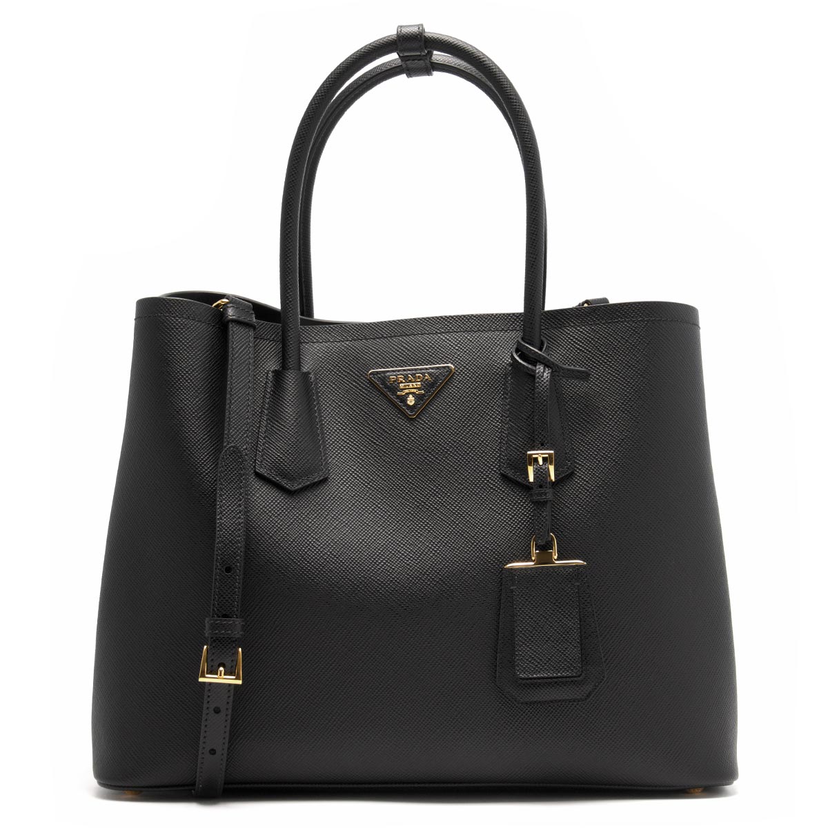 プラダ  PRADA トートバッグ/ショルダーバッグ サフィアーノ キュイール 【SAFFIANO CUIR】 ブラック レディース 1BG756 2A4A F0632 ​
