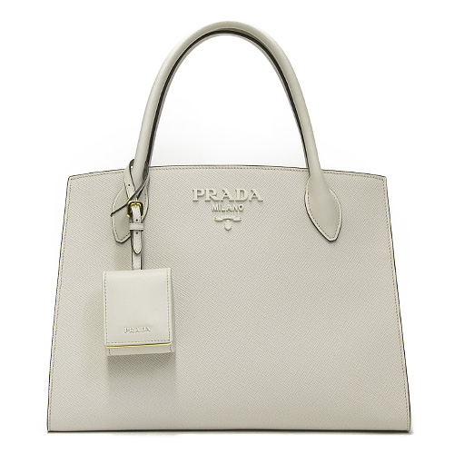 プラダ PRADA ショルダーバッグ レザー モノクローム ハンドバッグ(2WAY仕様) ホワイト 1BA155 2ERX F0K74 