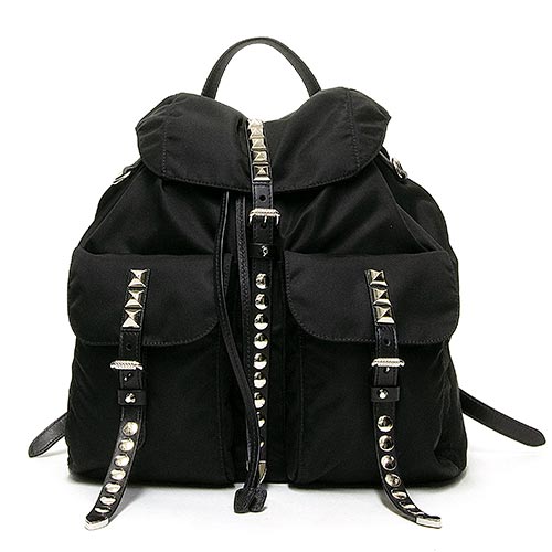 プラダ PRADA リュックサック ブラック 1BZ811 2BYB F0002