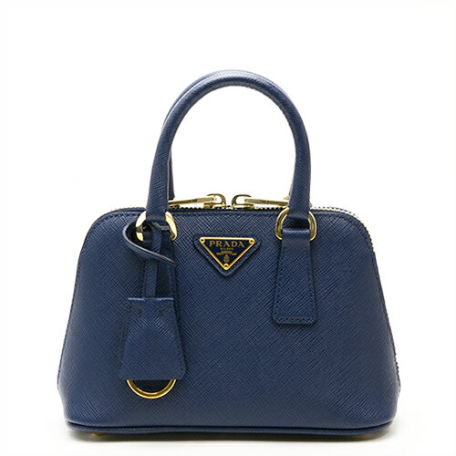 プラダ PRADA ミニハンドバッグ(2WAY仕様) promenade mini ミニプロムナードバッグ ブルー 1BH851 NZV F0016