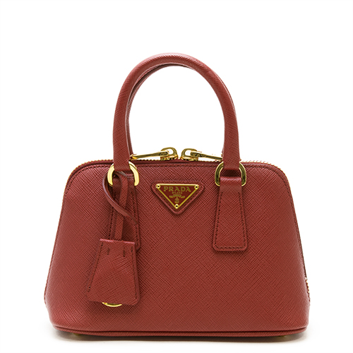 プラダ PRADA ミニハンドバッグ(2WAY仕様) promenade mini ミニプロムナードバッグ レッド 1BH851 NZV F068Z 