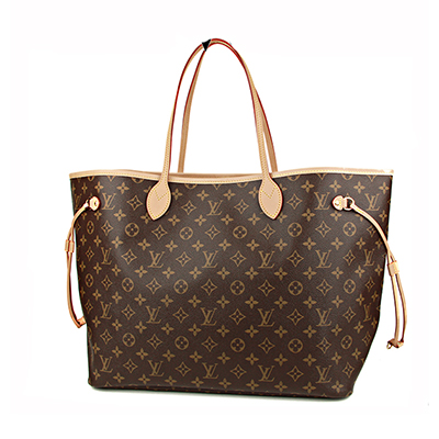 ルイヴィトン　ダミエ　ネヴァーフルGMポーチ付　モノグラム/ピヴォワンヌ　LOUIS VUITTON　トートバッグ　M41180