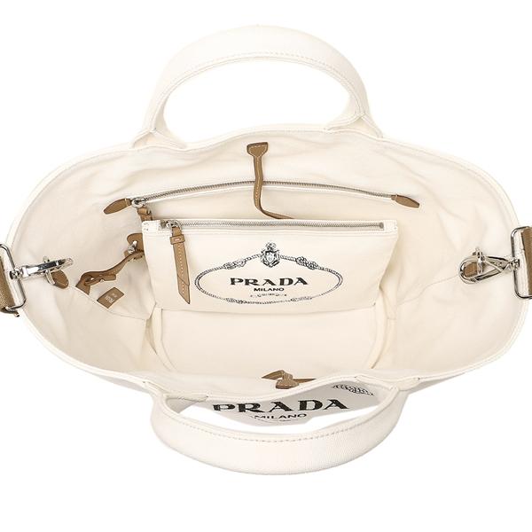 プラダ トートバッグ レディース PRADA ホワイト 1BG163 ZKI F0009 