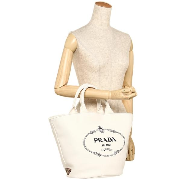 プラダ トートバッグ レディース PRADA ホワイト 1BG163 ZKI F0009 