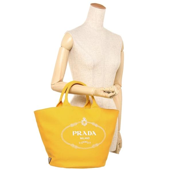 プラダ バッグ PRADA  カナパ CANAPA レディース トートバッグ ショルダーバッグ SOLEIL 黄色 1BG163 ZKI F065Y