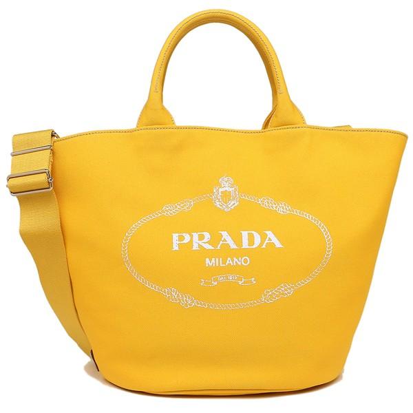 プラダ バッグ PRADA  カナパ CANAPA レディース トートバッグ ショルダーバッグ SOLEIL 黄色 1BG163 ZKI F065Y