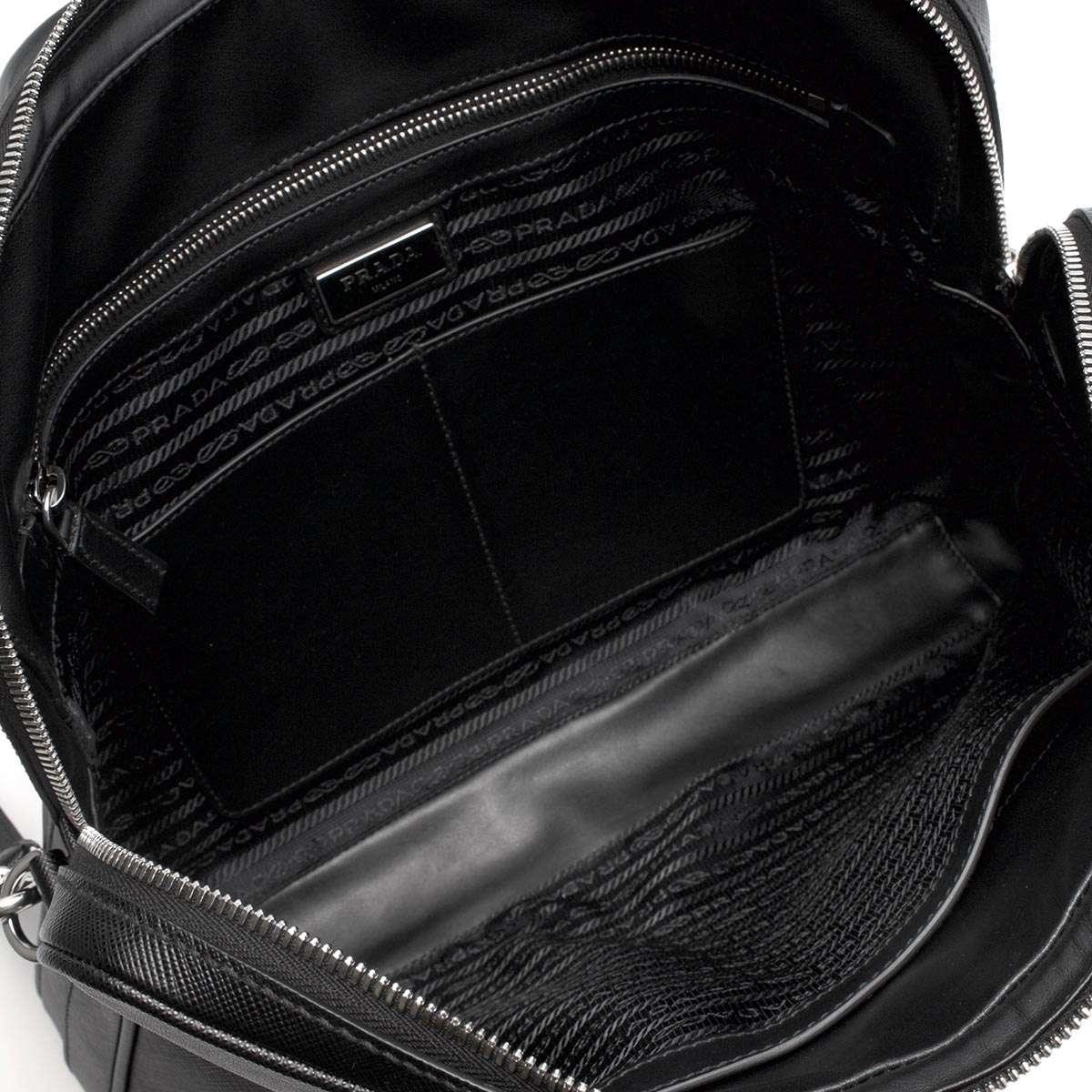 プラダ PRADA ビジネスバッグ/ショルダーバッグ SAFFIANO ブラック  メンズ 2VE368 9Z2 F0002​