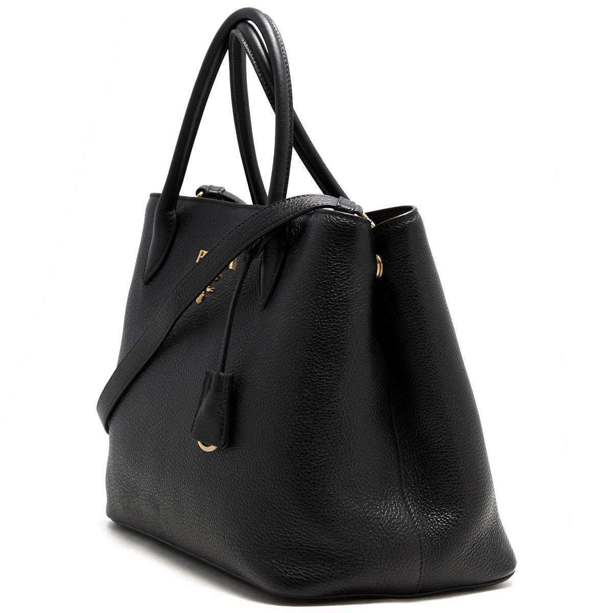 プラダ PRADA トートバッグ/ショルダーバッグ ヴィッテロ ダイノ/VITELLO DAINO ブラック  レディース 1BA579 2BBE F0002​