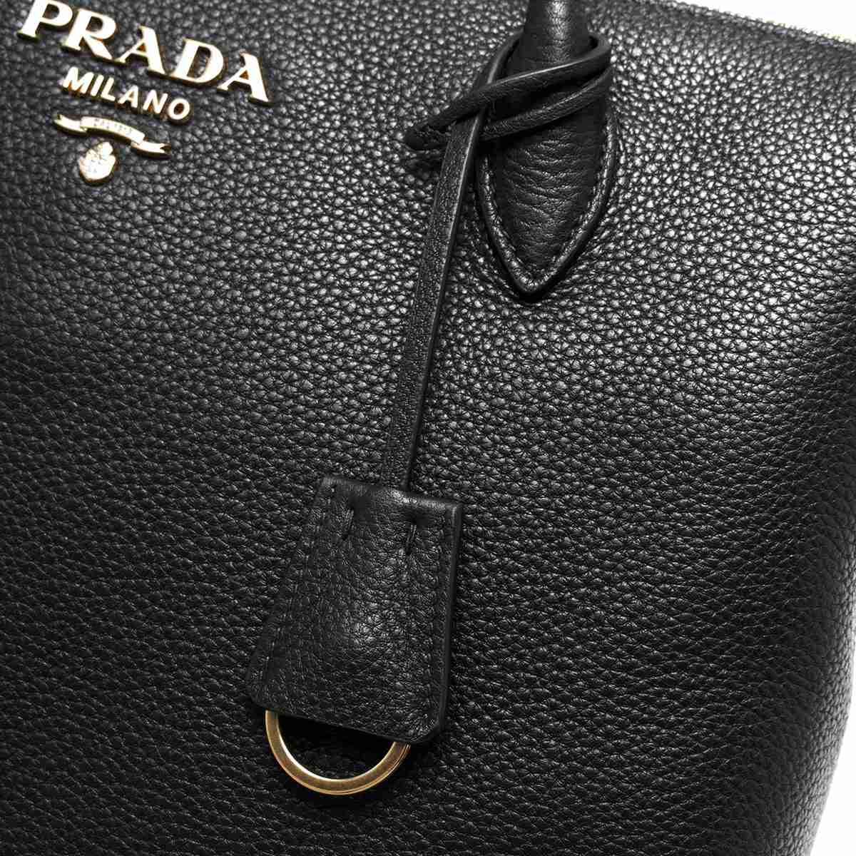 プラダPRADA トートバッグ/ショルダーバッグ ヴィッテロ ダイノ/VITELLO DAINO ブラック  レディース 1BA157 2BBE F0002​