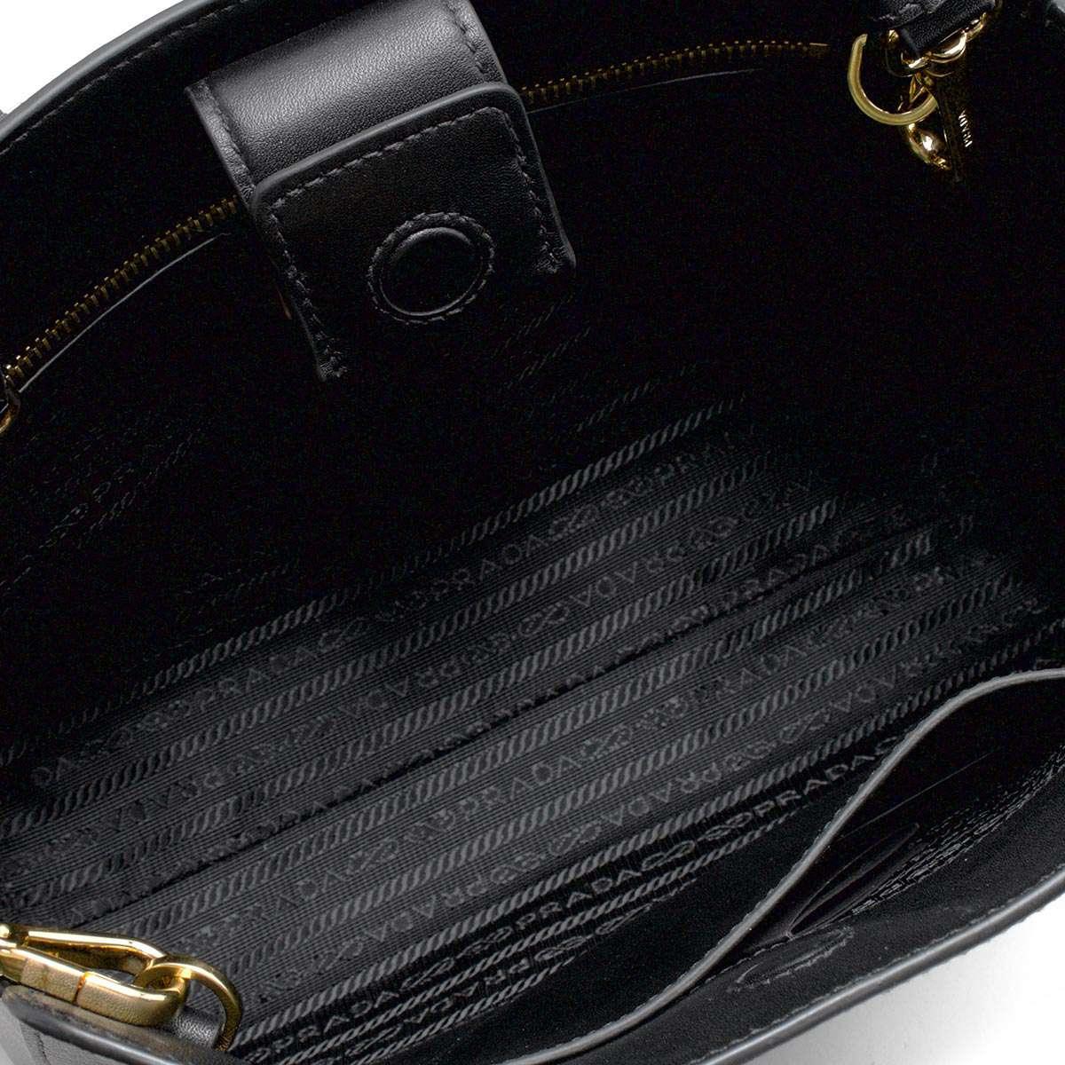 プラダバッグ PRADA トートバッグ/ショルダーバッグ サフィアーノ ソフトカーフ/SAFFIANO SOFT CALF ブラック  レディース 1BA113 2BHD F0002​