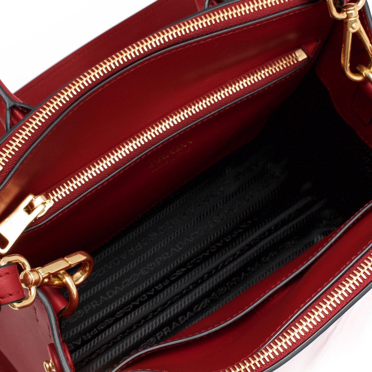 プラダ PRADA ハンドバッグ/ショルダーバッグ サフィアーノ シティ SAFFIANO CITY C パラディグムバッグ ロッソレッド  レディース 1BA103 2EVU F0011​