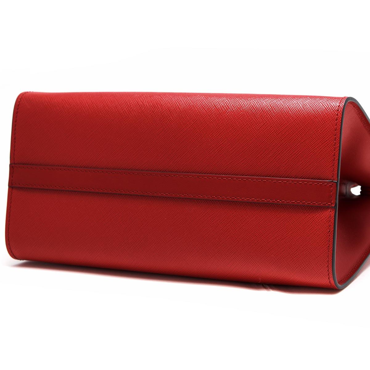 プラダ PRADA ハンドバッグ/ショルダーバッグ サフィアーノ シティ SAFFIANO CITY C パラディグムバッグ ロッソレッド  レディース 1BA103 2EVU F0011​