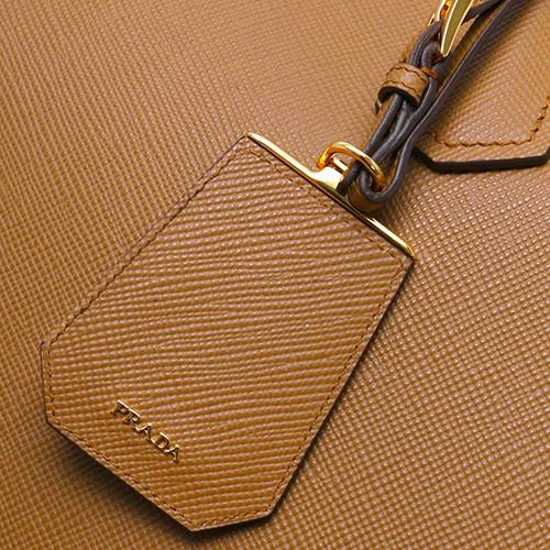 プラダ PRADA トートバッグ/ショルダーバッグ サフィアーノ キュイール 【SAFFIANO CUIR】 キャラメル&マルモグレー  レディース 1BG775 2A4A F0S01​