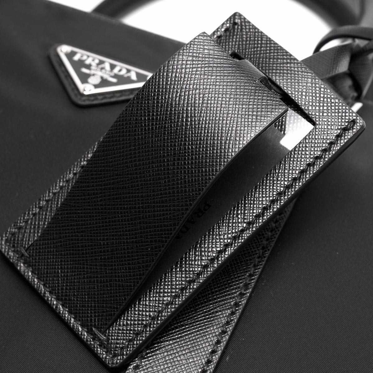 プラダ PRADA ビジネスバッグ/ショルダーバッグ TESSUTO SAFFIANO 三角ロゴプレート ブラック 2VE002 064 F0002 