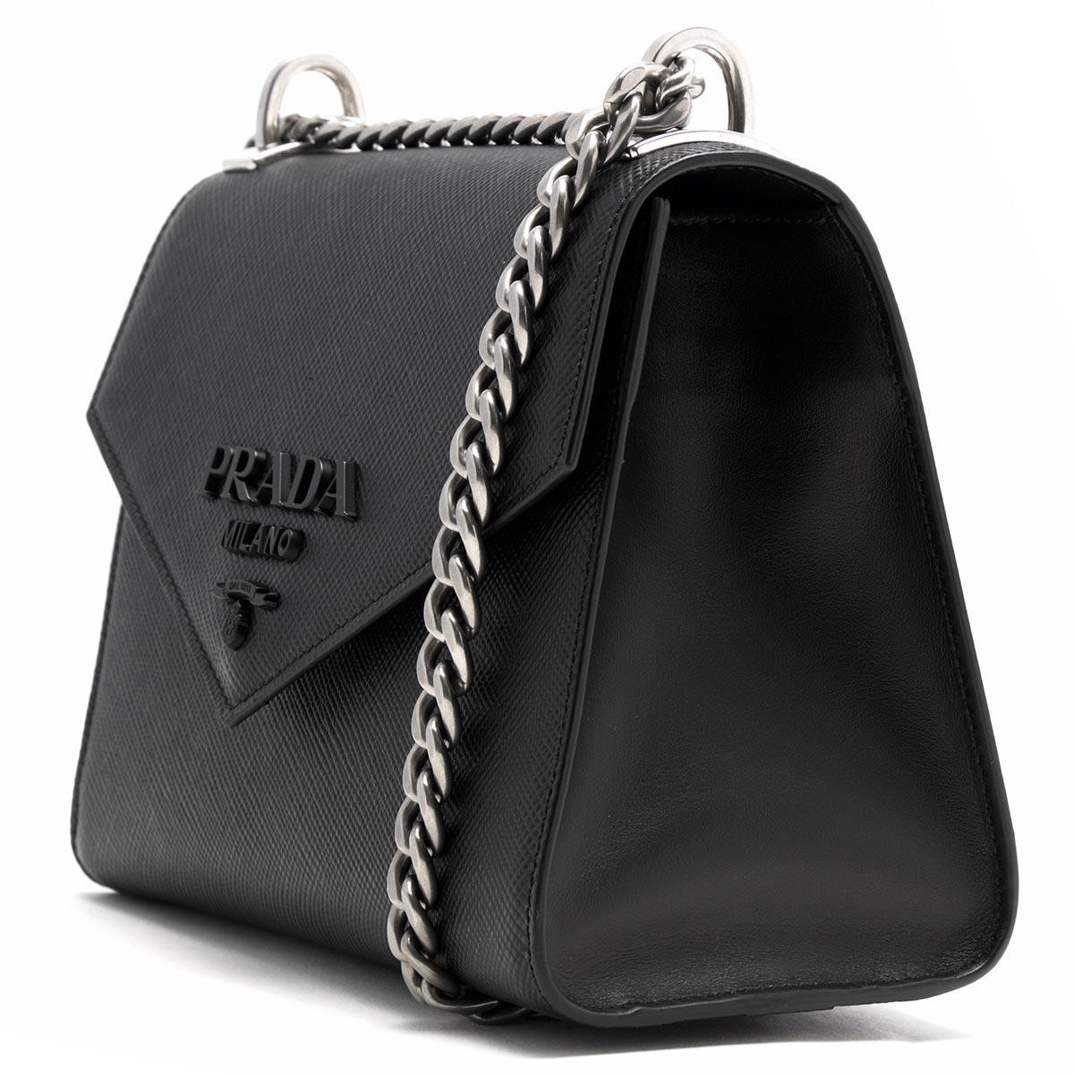 プラダ PRADA ショルダーバッグ/モノクロームバッグ サフィアーノ キュイール/SAFFIANO CUIR C ブラック 1BD127 2ERX F0632