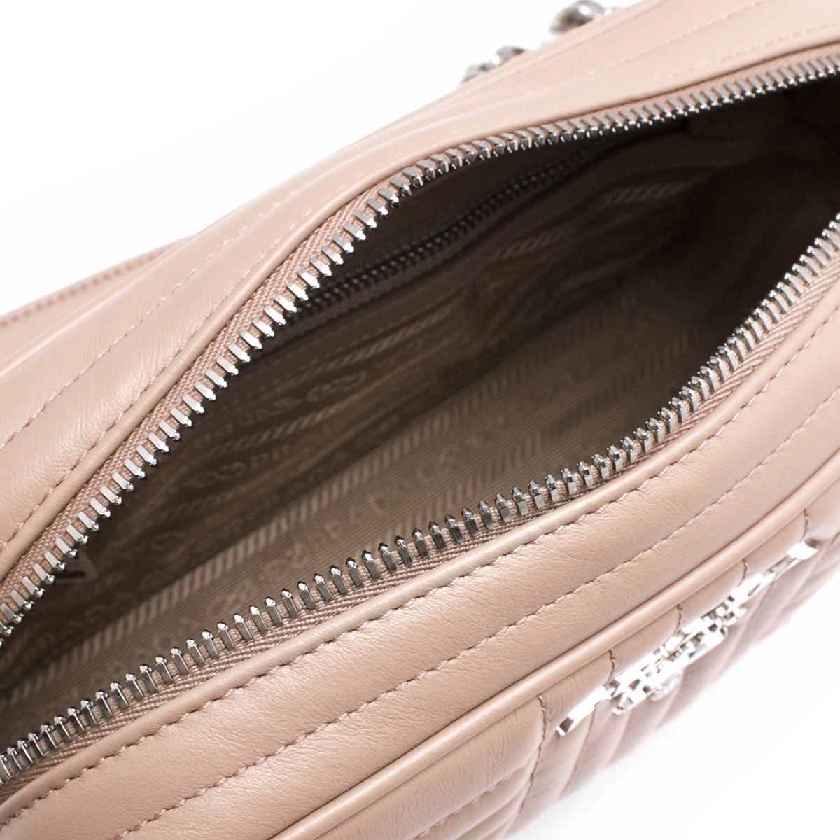 プラダバッグ PRADA ショルダーバッグ ソフト カーフ インパーツ SOFT CALF IMPUNTU チプリアピンクページュ 1BH083 2D91 F0236
