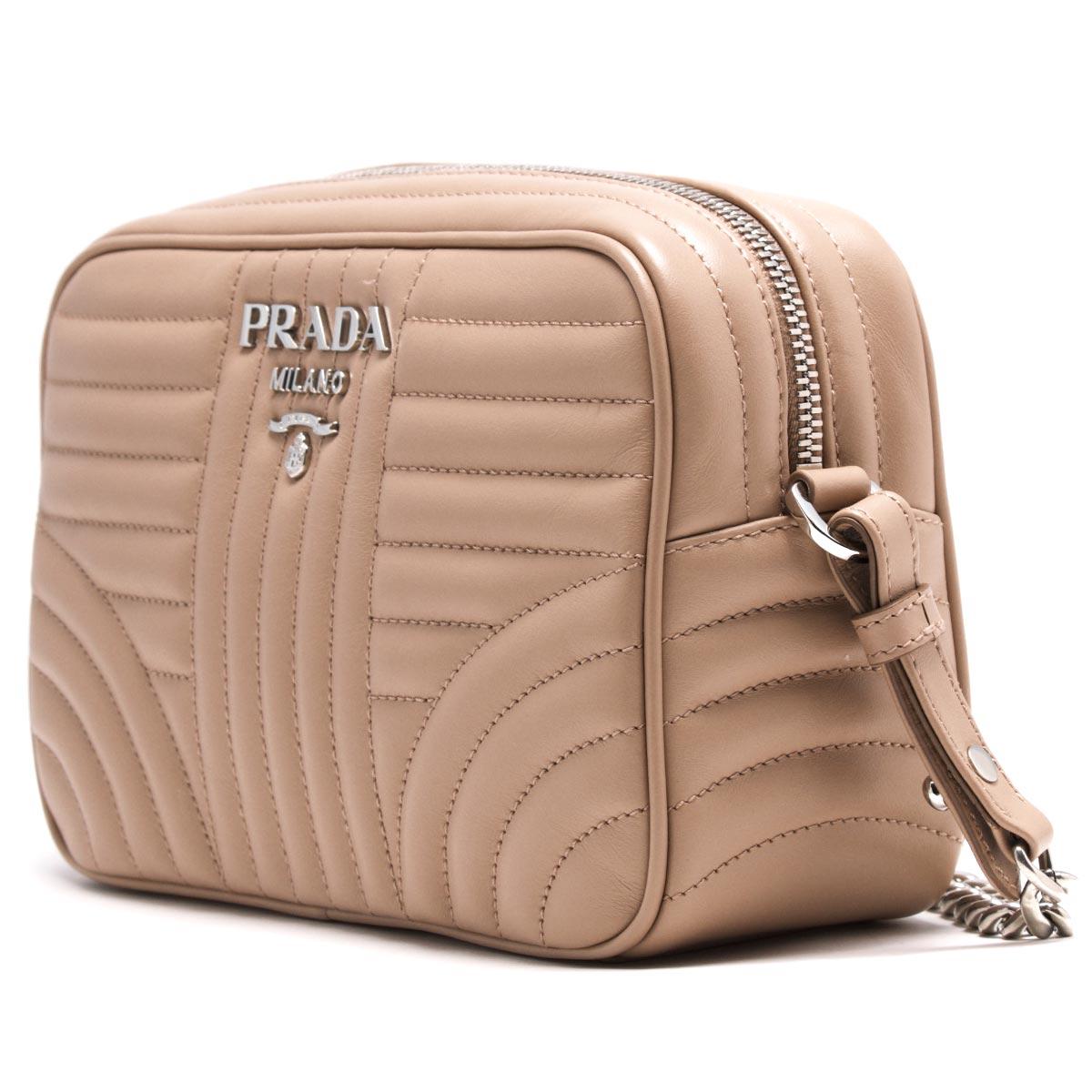 プラダバッグ PRADA ショルダーバッグ ソフト カーフ インパーツ SOFT CALF IMPUNTU チプリアピンクページュ 1BH083 2D91 F0236