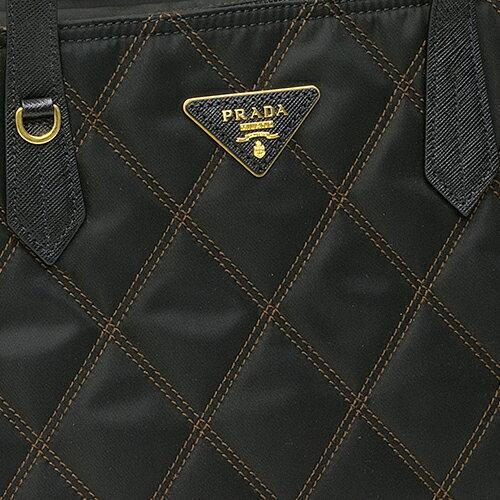 プラダ PRADA ショルダーバッグ トートバッグ トートバッグ ブラック/ブラウン 1BG085 2EJR F0807 