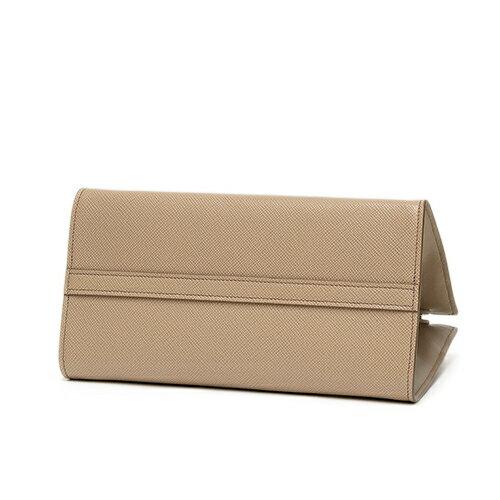 プラダ PRADA ショルダーバッグ レザー モノクローム ハンドバッグ(2WAY仕様) ピンクベージュ 1BA156 2ERX F0236