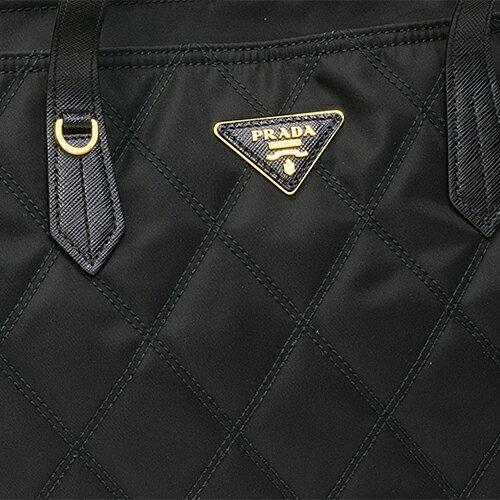 プラダバッグ PRADA トートバッグ ブラック 1BG085 2EJR F0002