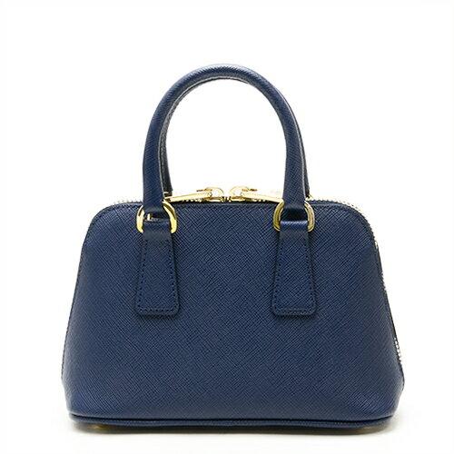 プラダ PRADA ミニハンドバッグ(2WAY仕様) promenade mini ミニプロムナードバッグ ブルー 1BH851 NZV F0016