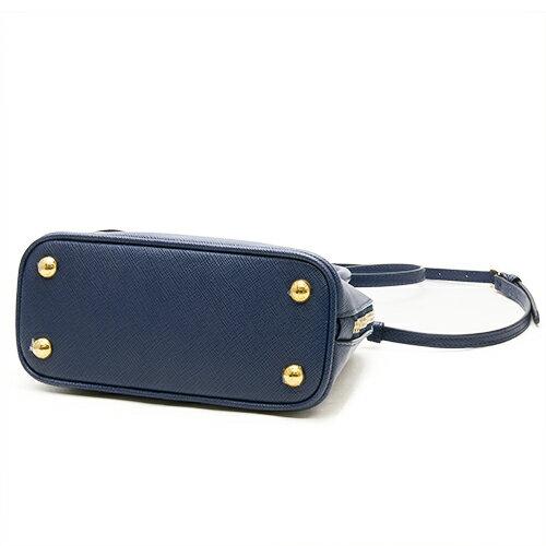 プラダ PRADA ミニハンドバッグ(2WAY仕様) promenade mini ミニプロムナードバッグ ブルー 1BH851 NZV F0016