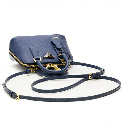 プラダ PRADA ミニハンドバッグ(2WAY仕様) promenade mini ミニプロムナードバッグ ブルー 1BH851 NZV F0016