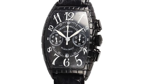 フランク・ミュラー トノウカーベックス クロノ ブラッククロコ 8880CCAT BLK CRO