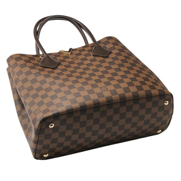 ルイヴィトン ハンドバッグ ダミエ エベヌ DAMIER EBENE ケンジントン レディース EBENE(エベヌ) ブラウン 2WAY Vシグネチャー モダン エレガント N41435 ​