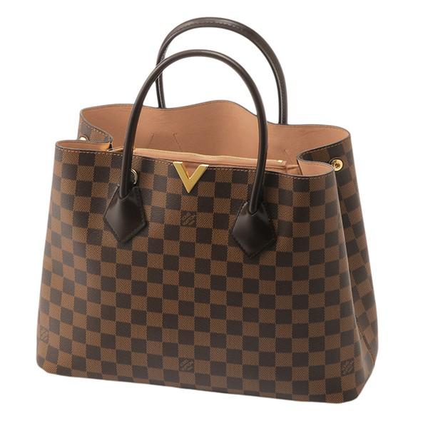 ルイヴィトン ハンドバッグ ダミエ エベヌ DAMIER EBENE ケンジントン レディース EBENE(エベヌ) ブラウン 2WAY Vシグネチャー モダン エレガント N41435 ​