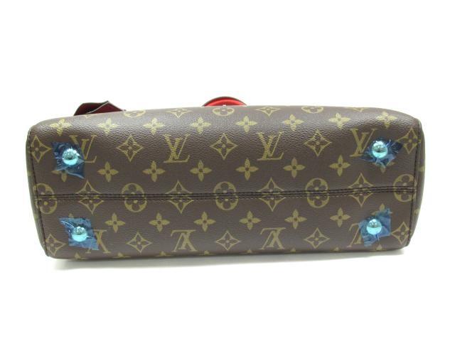 ルイヴィトンLOUIS VUITTON ヴィーナス　ビジネスバッグ ハンドバッグ モノグラム×レッド モノグラム×カウハイドレザー M41738