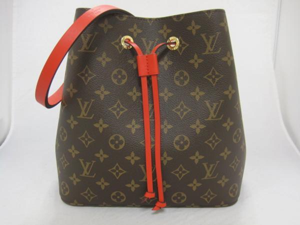 ルイ・ヴィトン　ネオノエ　モノグラム　クロワゼット　赤　レッド　ネオノエ　小さい　コンパクト　レッド　オシャレ M44021​
