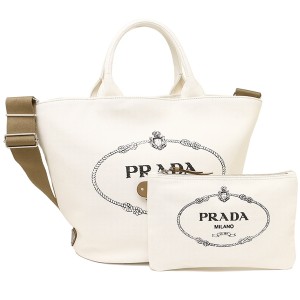 プラダ トートバッグ レディース PRADA ホワイト 1BG163 ZKI F0009 