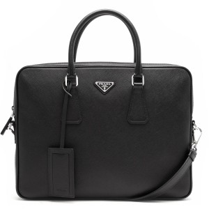 プラダ PRADA ビジネスバッグ/ショルダーバッグ SAFFIANO ブラック  メンズ 2VE368 9Z2 F0002​