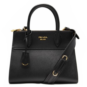 プラダバッグ PRADA ハンドバッグ/ショルダーバッグ サフィアーノ シティ SAFFIANO CITY C パラディグムバッグ ブラック 1BA103 2EVU F0002 