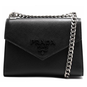 プラダ PRADA ショルダーバッグ/モノクロームバッグ サフィアーノ キュイール/SAFFIANO CUIR C ブラック 1BD127 2ERX F0632