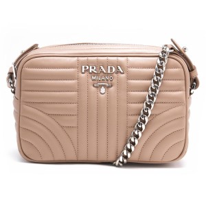 プラダバッグ PRADA ショルダーバッグ ソフト カーフ インパーツ SOFT CALF IMPUNTU チプリアピンクページュ 1BH083 2D91 F0236
