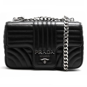 プラダ PRADA ショルダーバッグ ソフトカーフ インプントゥーレ/SOFT CALF IMPUN ブラック レディース 1BD107 2D91 F0002 ​