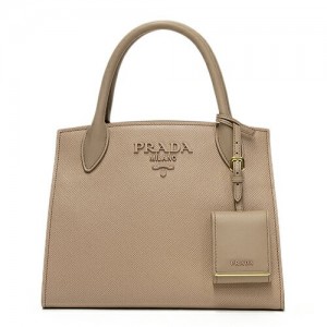 プラダ PRADA ショルダーバッグ レザー モノクローム ハンドバッグ(2WAY仕様) ピンクベージュ 1BA156 2ERX F0236