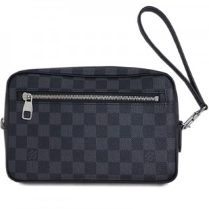 ルイヴィトン  バッグ メンズ　セカンドバッグ　ダミエ・グラフィット　LV　ポーチ　ポシェット・カサイ　N41664​