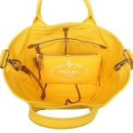 プラダ バッグ PRADA  カナパ CANAPA レディース トートバッグ ショルダーバッグ SOLEIL 黄色 1BG163 ZKI F065Y